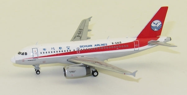 JC Wings 1/400 Sichuan A/Ls  A319 B-6419 w/Antenn