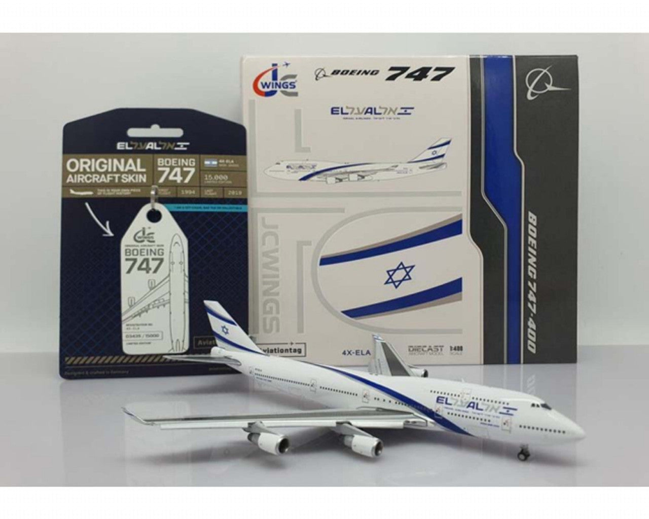 El Al B747-400 4X-ELA (with Limited Edition Aviation Tag)