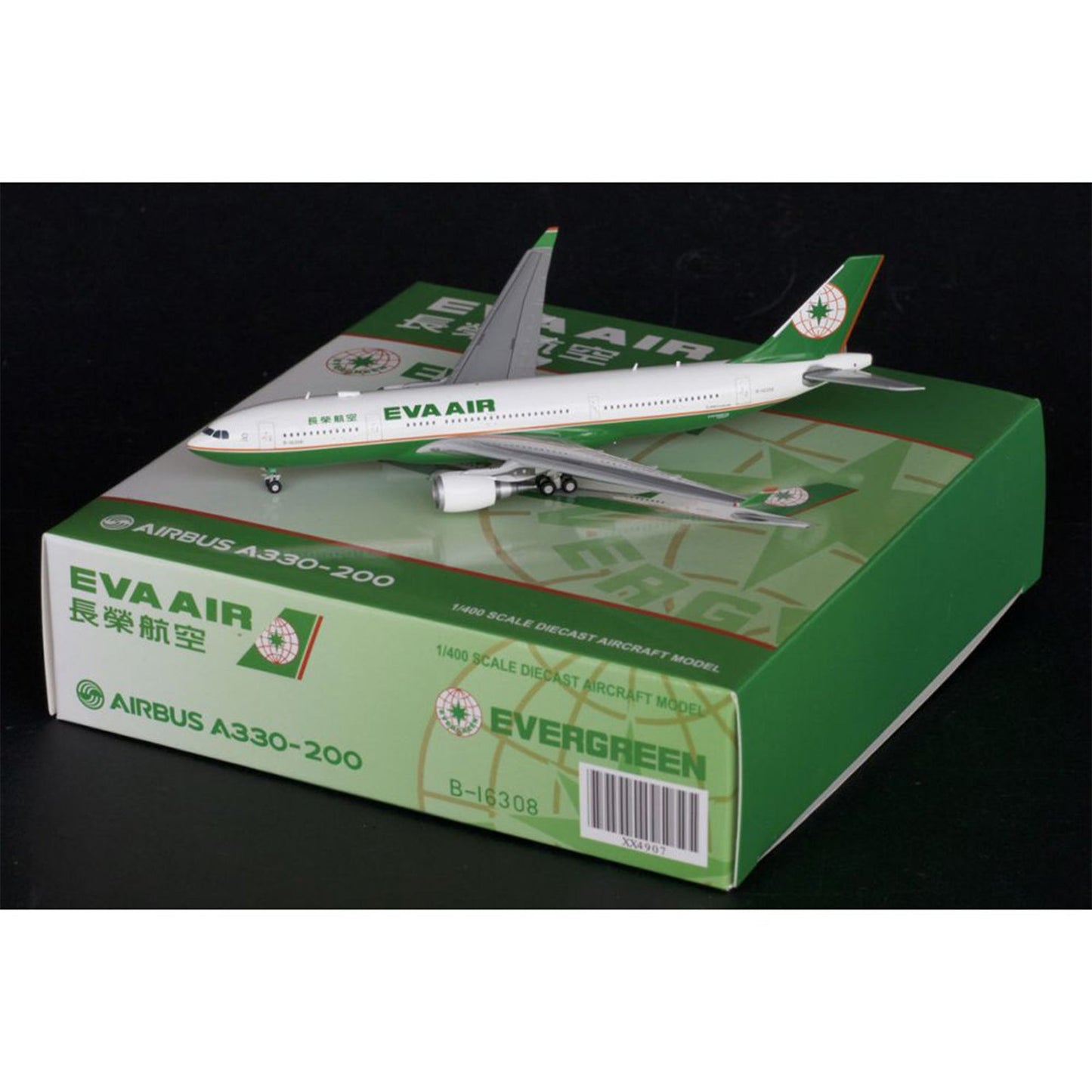 1/400 A330-200 EVA Air W/Antenna