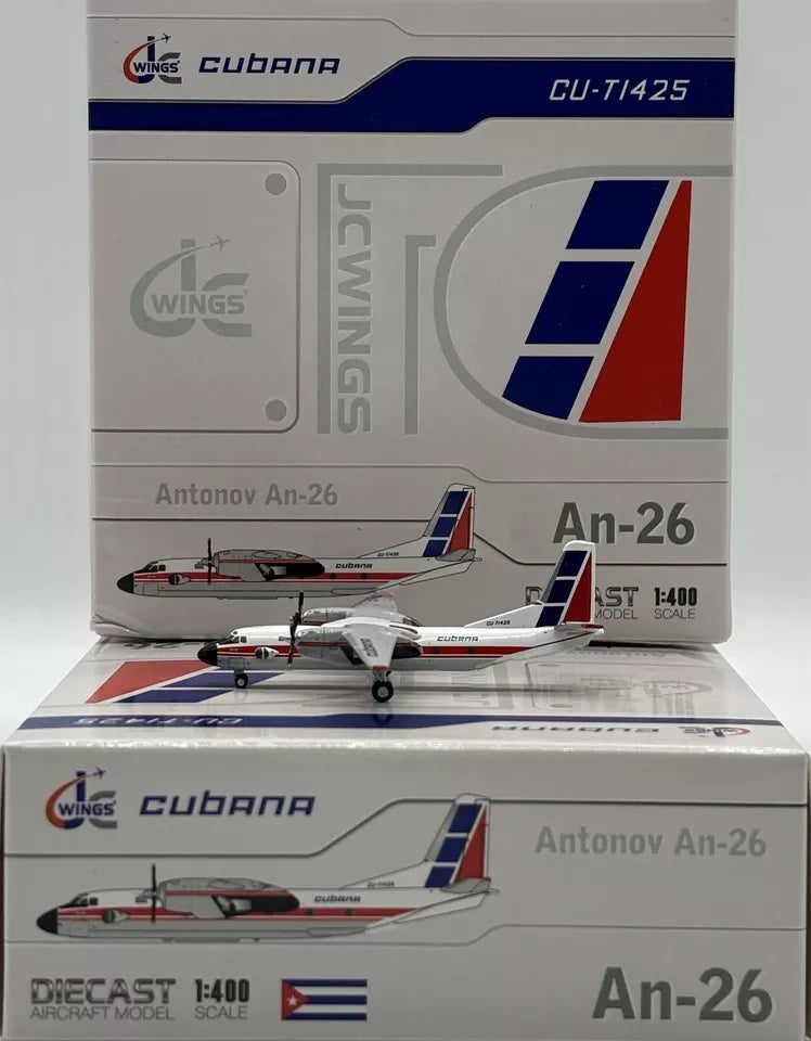 1/400 Cubana Antonov An-26 "OC" Reg: CU-T1425