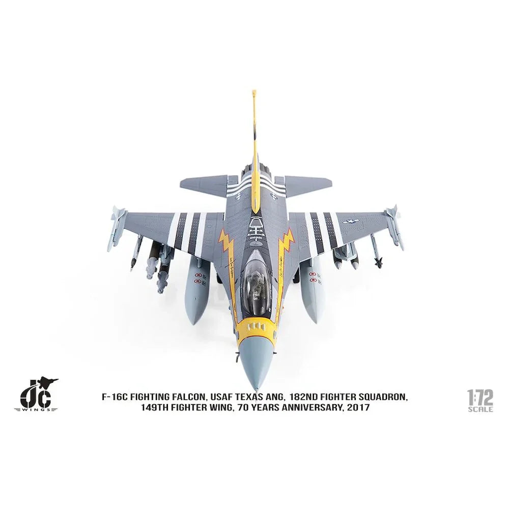 1/72 F-16C Fighting Falcon USAF Texas ANG 182nd FS 149th FW 70 years Anniversary Edition 2017