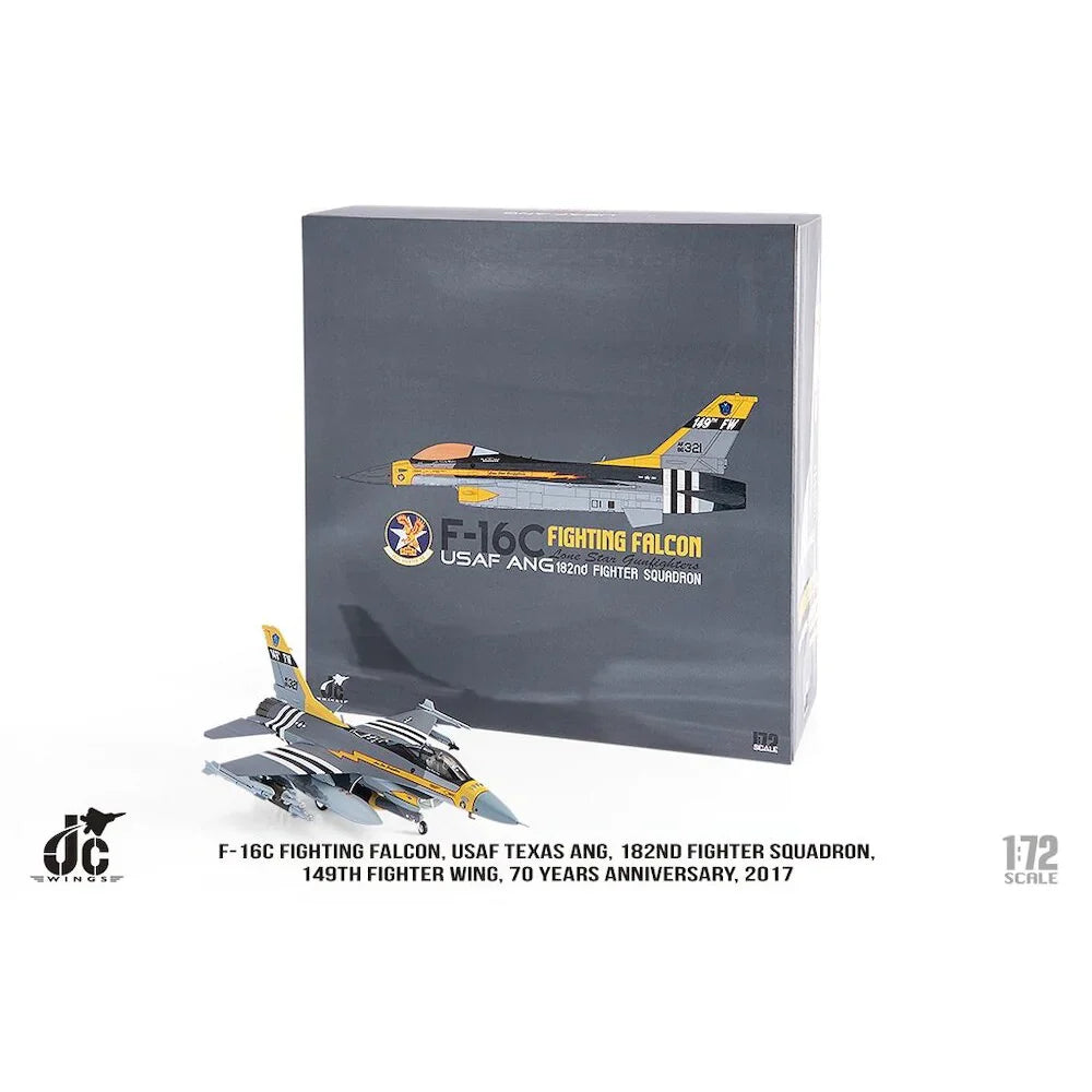 1/72 F-16C Fighting Falcon USAF Texas ANG 182nd FS 149th FW 70 years Anniversary Edition 2017