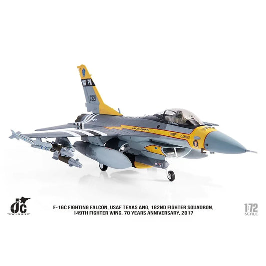 1/72 F-16C Fighting Falcon USAF Texas ANG 182nd FS 149th FW 70 years Anniversary Edition 2017