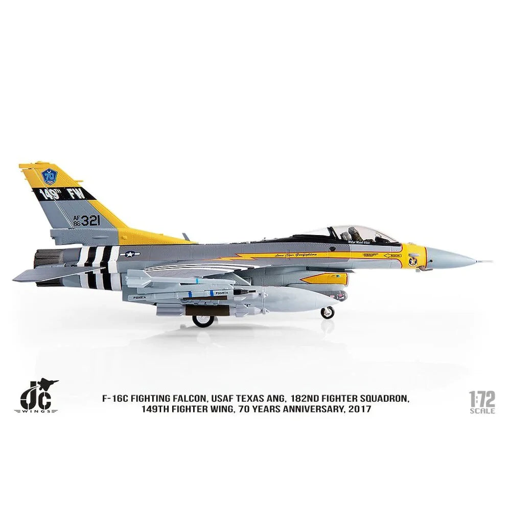 1/72 F-16C Fighting Falcon USAF Texas ANG 182nd FS 149th FW 70 years Anniversary Edition 2017