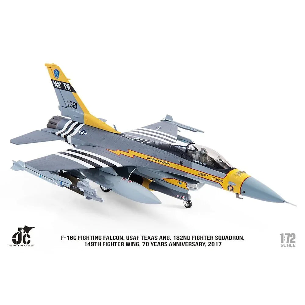 1/72 F-16C Fighting Falcon USAF Texas ANG 182nd FS 149th FW 70 years Anniversary Edition 2017