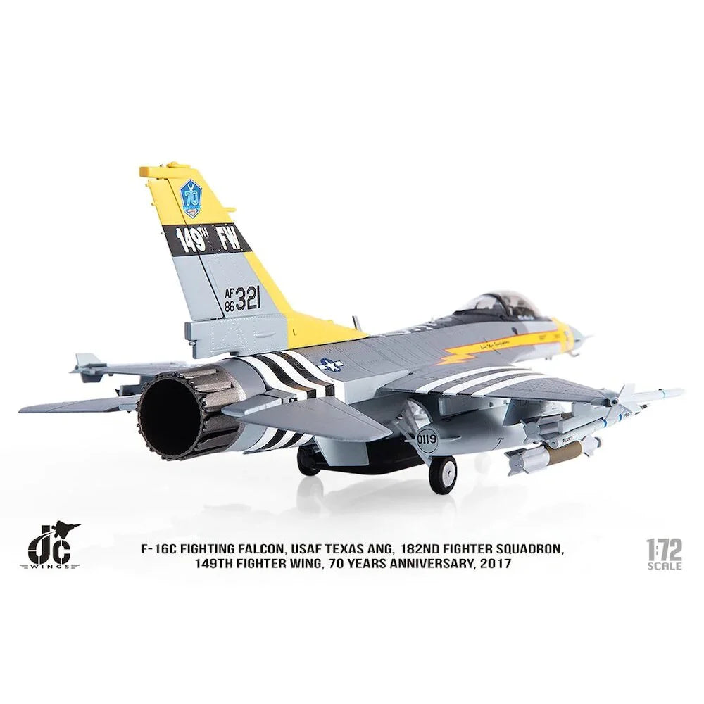 1/72 F-16C Fighting Falcon USAF Texas ANG 182nd FS 149th FW 70 years Anniversary Edition 2017