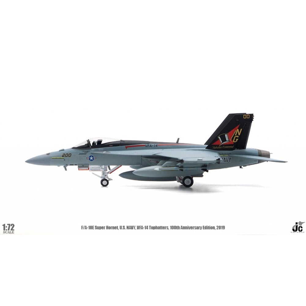 JCW72 F/A-18E Super Hornet USN VFA-14 Tophatters 100th Anniversary Edition 2019