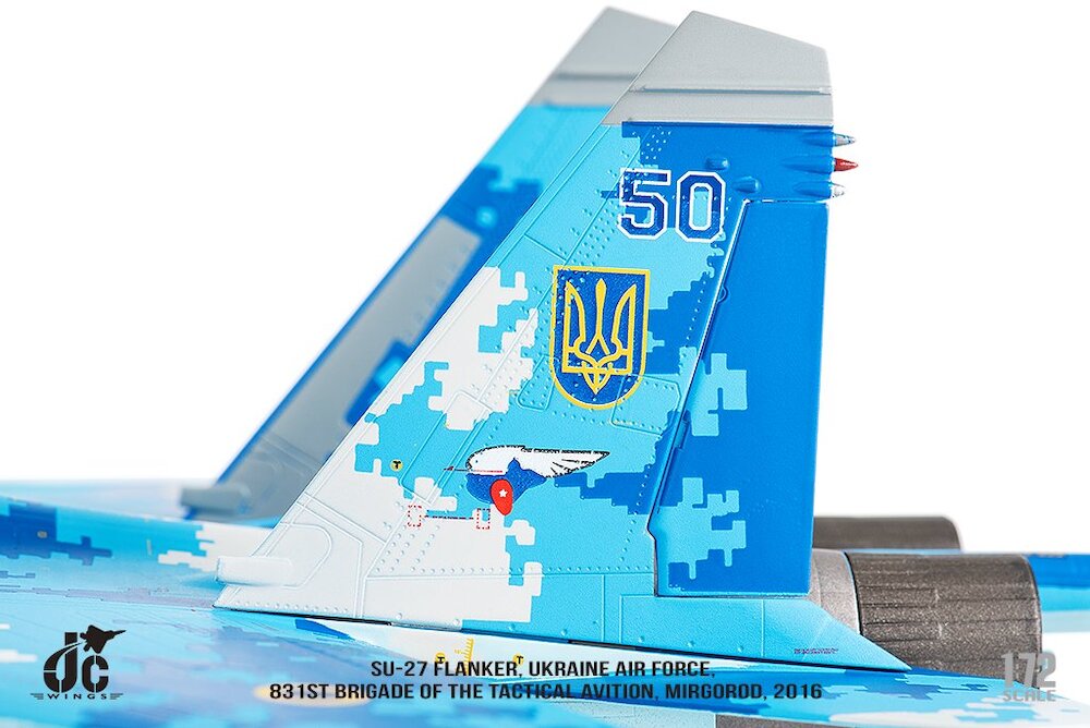 1/72 SU-27 Flanker Ukrainian Air Force 831st Brigade of the Tactical Avition 2016