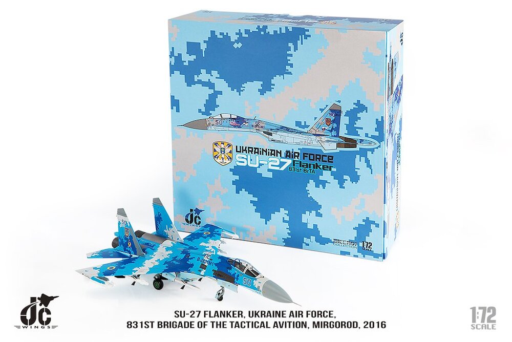 1/72 SU-27 Flanker Ukrainian Air Force 831st Brigade of the Tactical Avition 2016