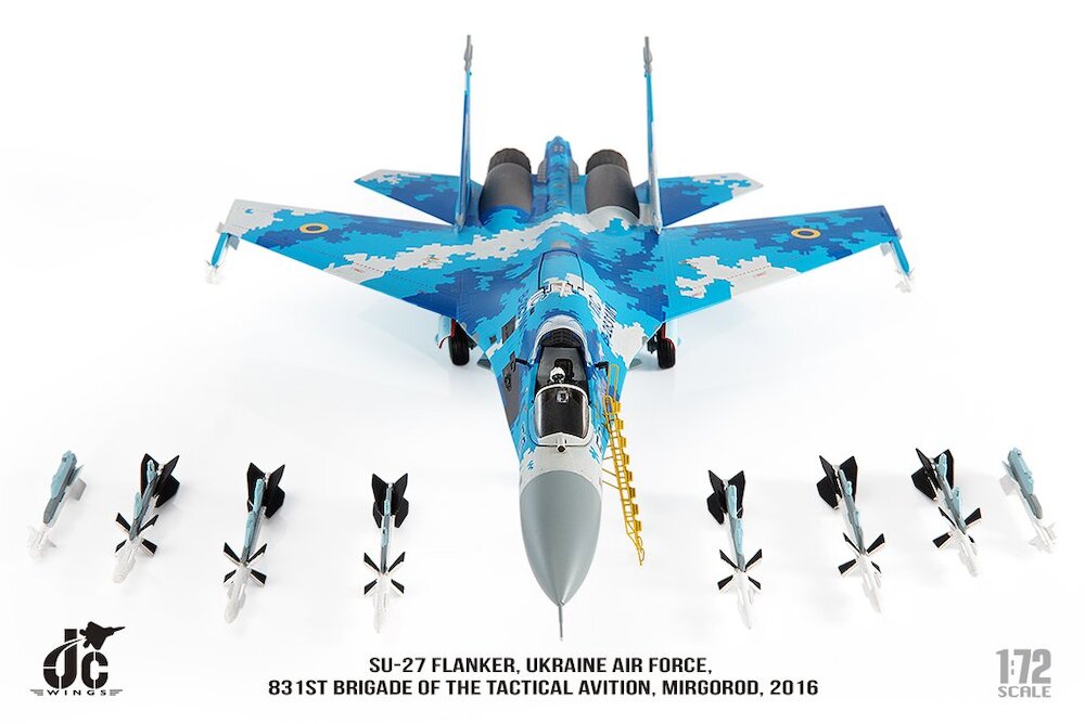 1/72 SU-27 Flanker Ukrainian Air Force 831st Brigade of the Tactical Avition 2016