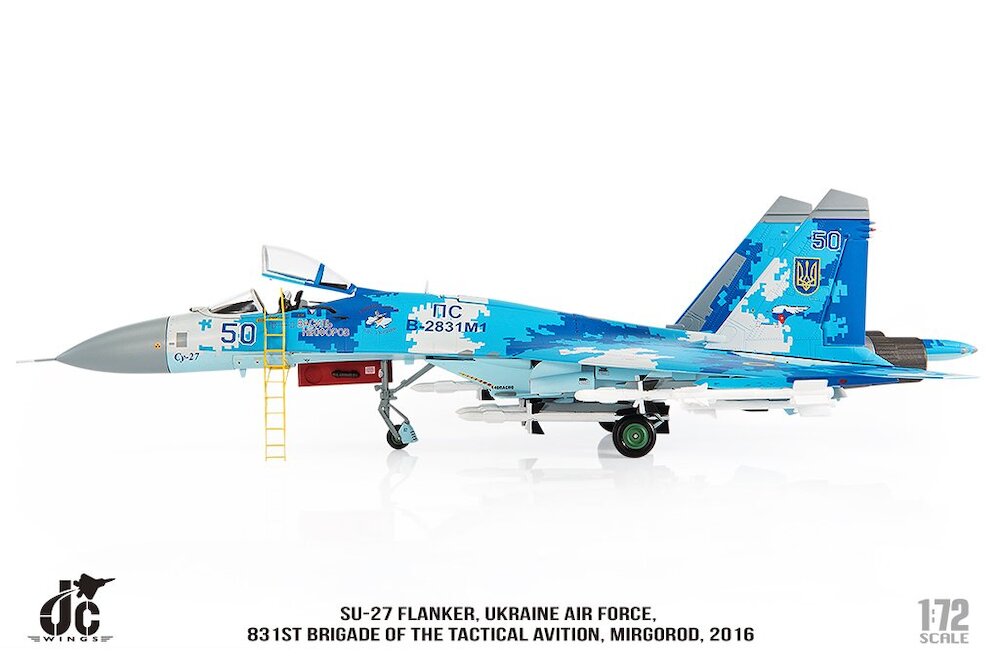 1/72 SU-27 Flanker Ukrainian Air Force 831st Brigade of the Tactical Avition 2016