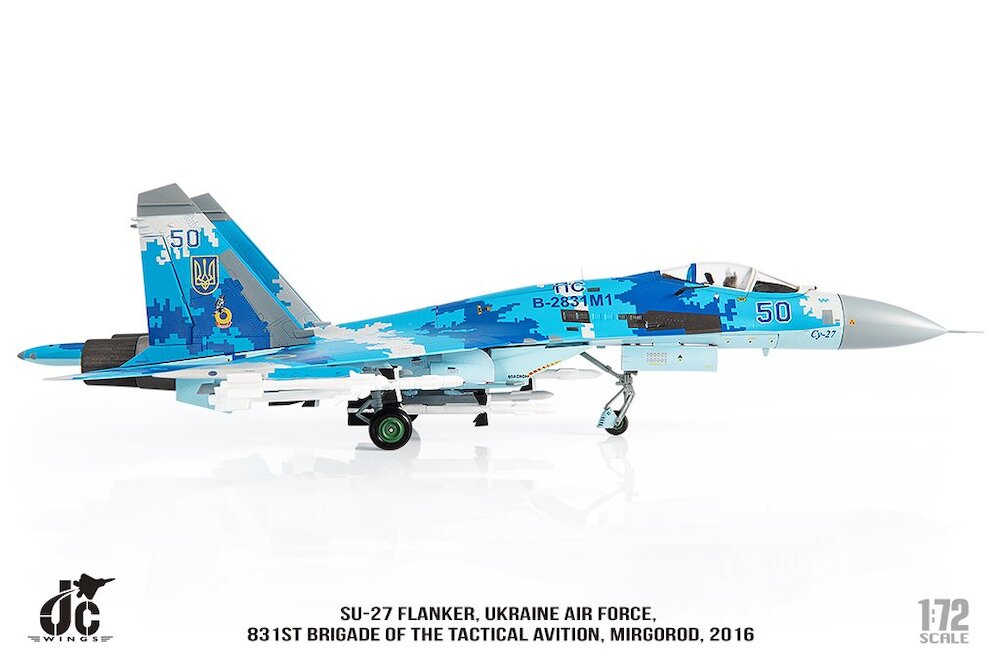 1/72 SU-27 Flanker Ukrainian Air Force 831st Brigade of the Tactical Avition 2016