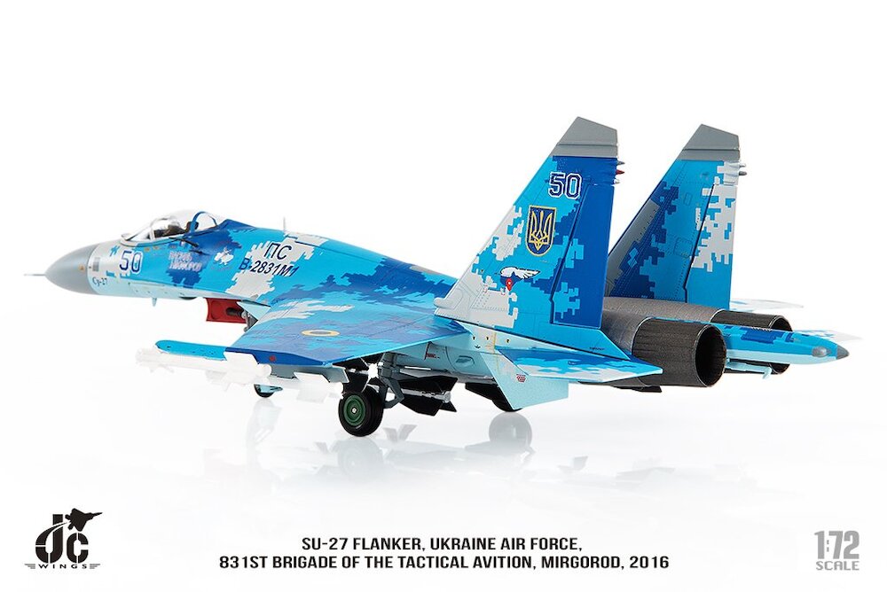 1/72 SU-27 Flanker Ukrainian Air Force 831st Brigade of the Tactical Avition 2016