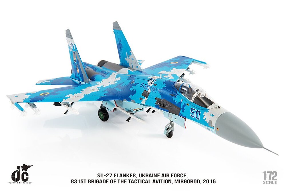 1/72 SU-27 Flanker Ukrainian Air Force 831st Brigade of the Tactical Avition 2016