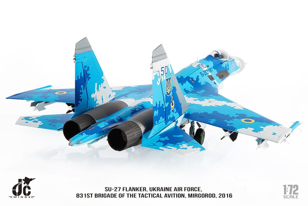 1/72 SU-27 Flanker Ukrainian Air Force 831st Brigade of the Tactical Avition 2016