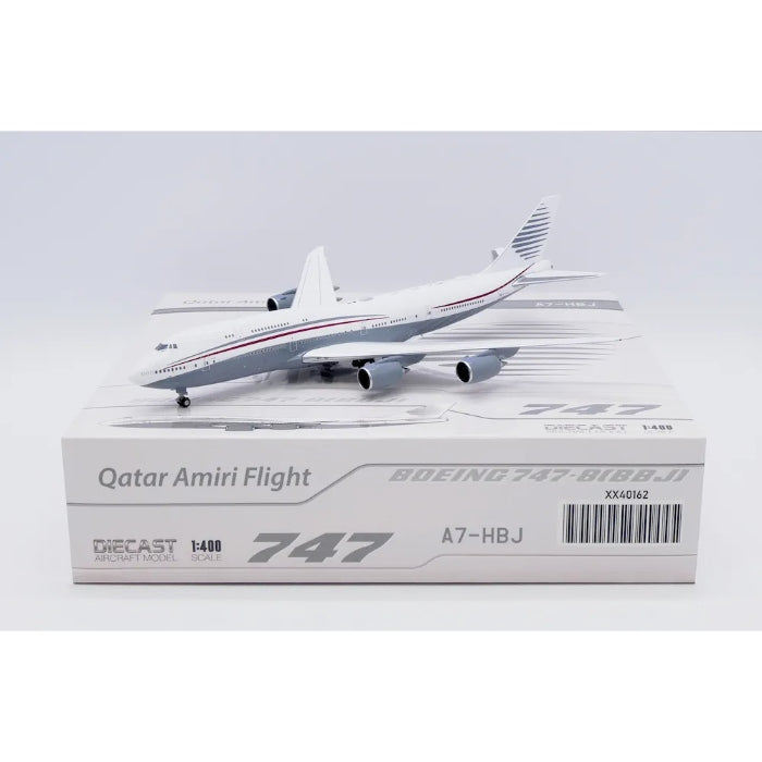 1/400 Qatar Amiri Flight Boeing 747-8(BBJ) Reg: A7-HBJ with Antenna