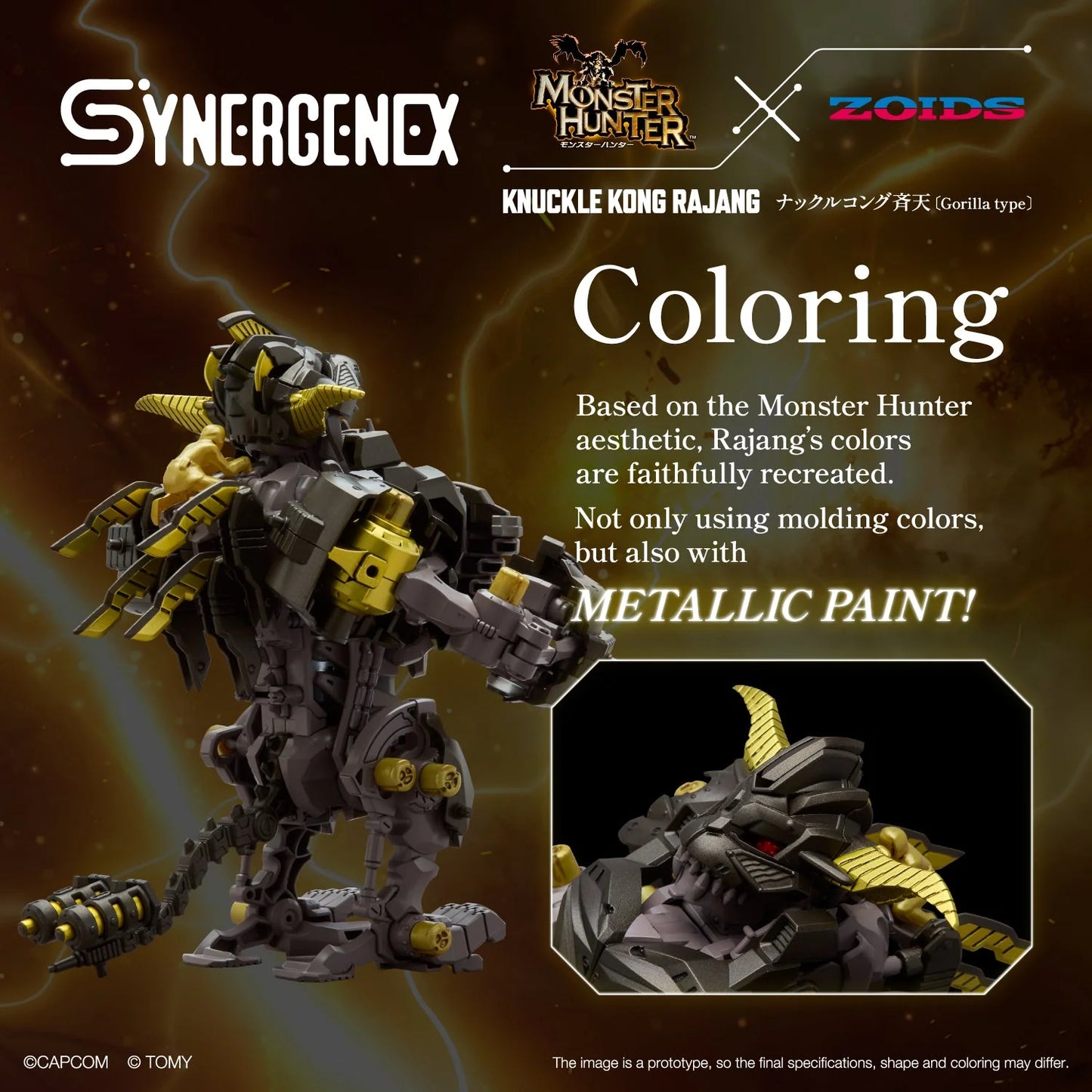 1/35 Zoids Monster Hunter X Zoids Knuckle Kong Rajang