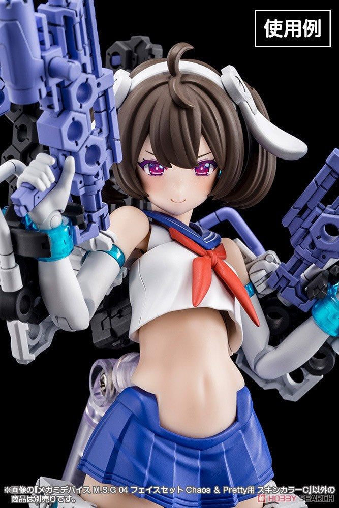 Megami Device M.S.G 04 Face Set Chaos & Pretty Skin Color C