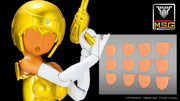 Megami Device M.S.G 08 Face Set - Buster Doll (Skin Color E)