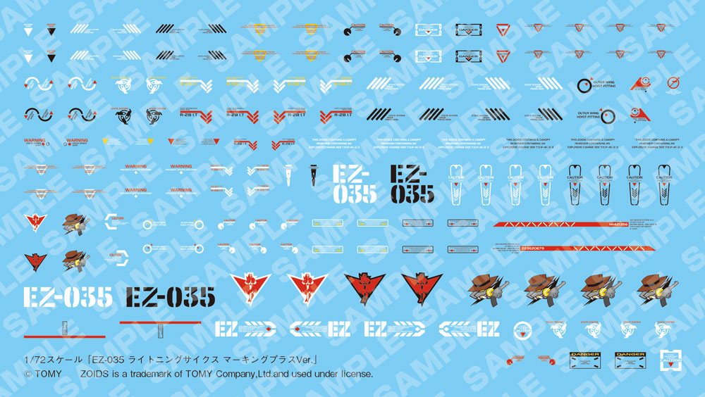 1/72 Zoids Ez-035 Lightning Saix Marking Plus Ver.