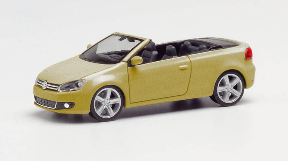 1/87 VW Golf Cabrio sweet data gold metallic