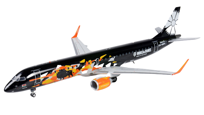 1/200 BELAVIA BELARUSIAN ERJ-195  - World of Tanks -  EW-400PO