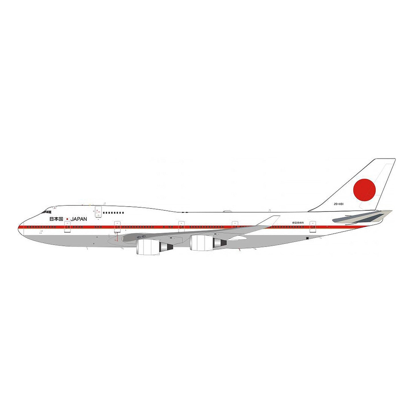 JC Wings 1/200 JASDF B747-400(Flaps Down)