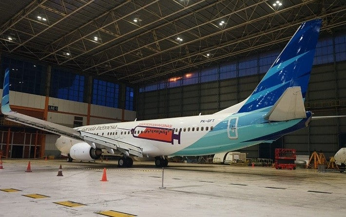 1/400 Garuda Indonesia B737-800 SukseskanVaksinasi (PK-GFT)