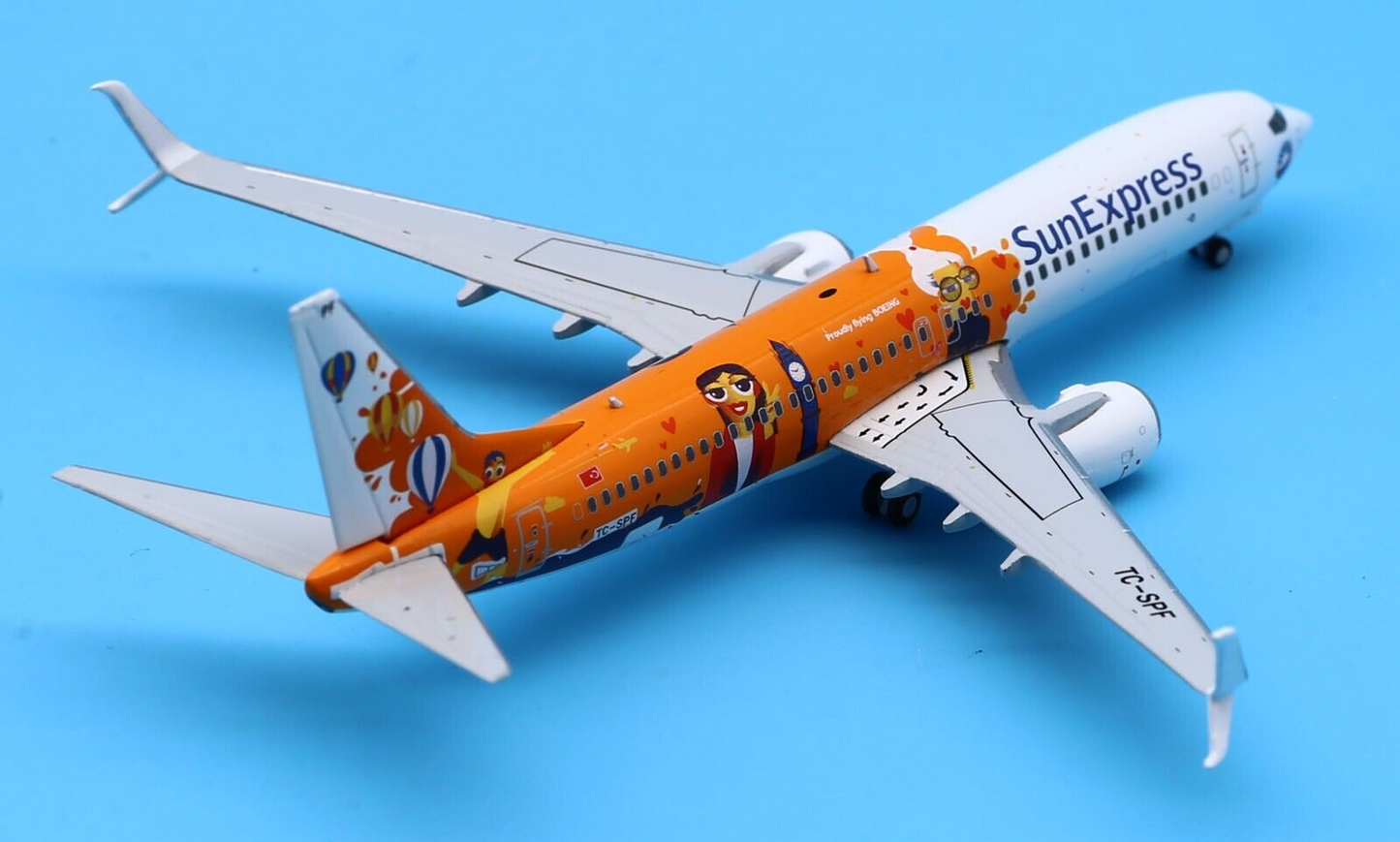 1/400 SunExpress B737-800 TC-SPF (Proudly Flying Boeing)