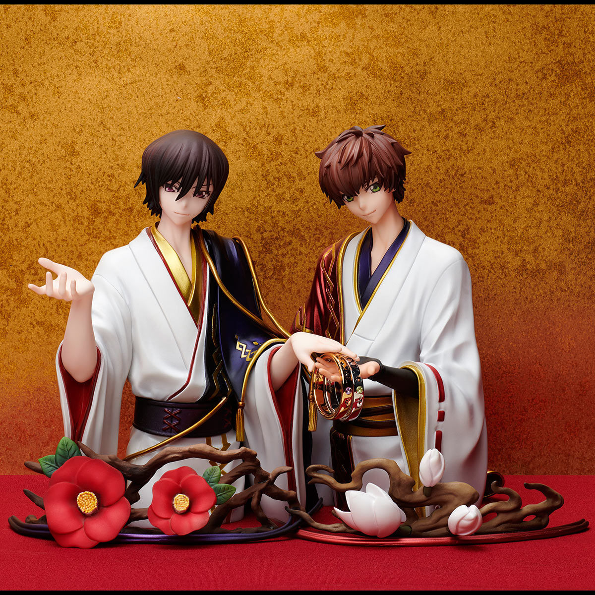 Statue and ring style Lelouch Lamperouge & Kururugi Suzaku (SIZE11)