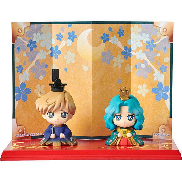 PETIT CHARA SAILOR MOON HINAMATSURI HARUKA and MICHIRU Ver.