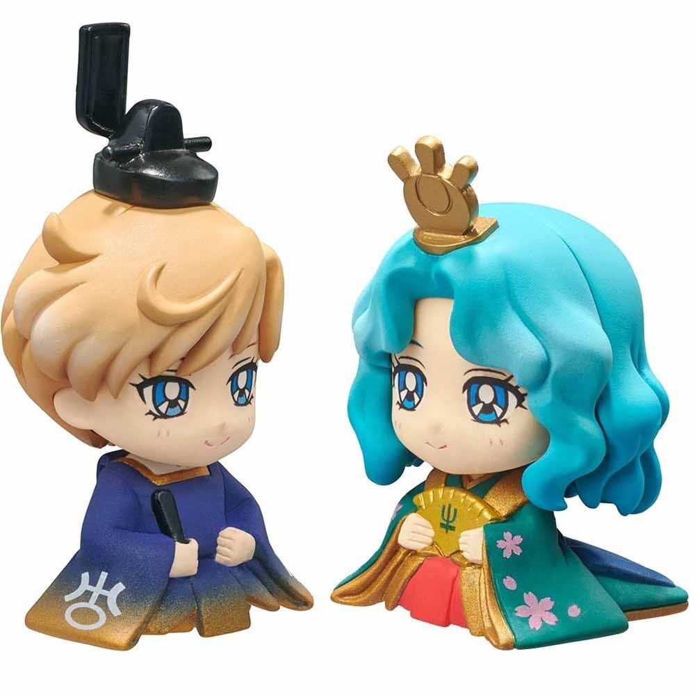 PETIT CHARA SAILOR MOON HINAMATSURI HARUKA and MICHIRU Ver.