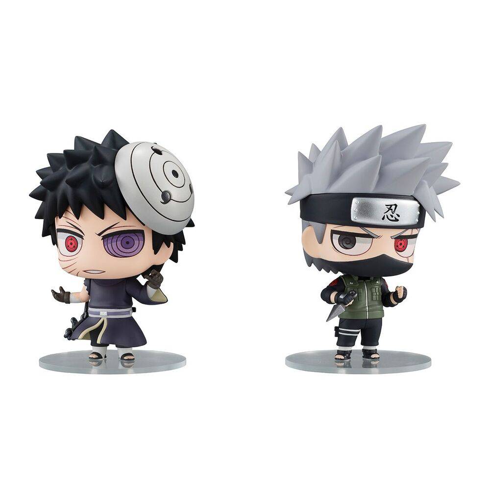 CHIMIMEGA BUDDY SERIES NARUTO HATAKE KAKASHI&UCHIHA OBITO Set