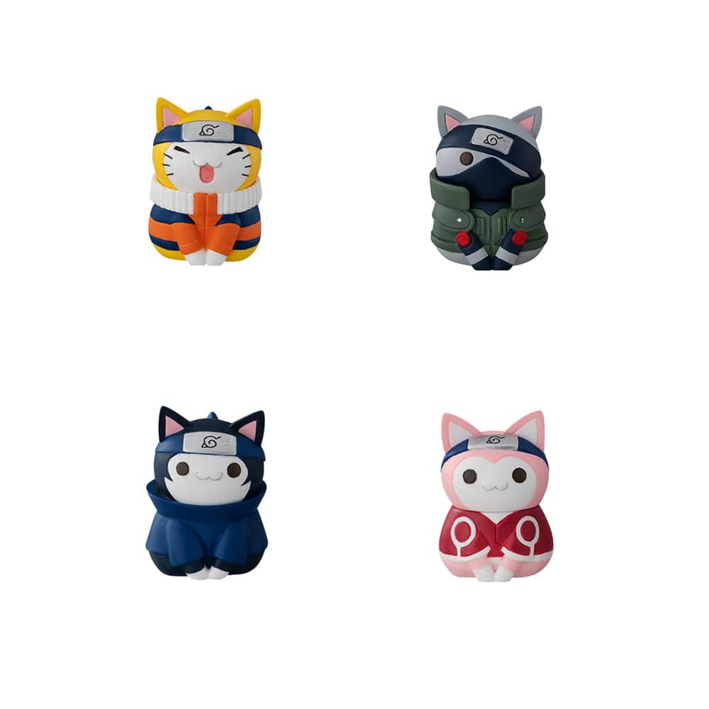 NARUTO-NYARUTO! CATS of KONOHA VILLAGE with premium can mascot BOX SET