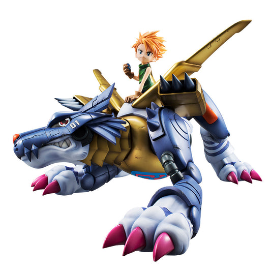 Precious G.E.M. Digimon Adventure Metal Garurumon and Ishida Yamato