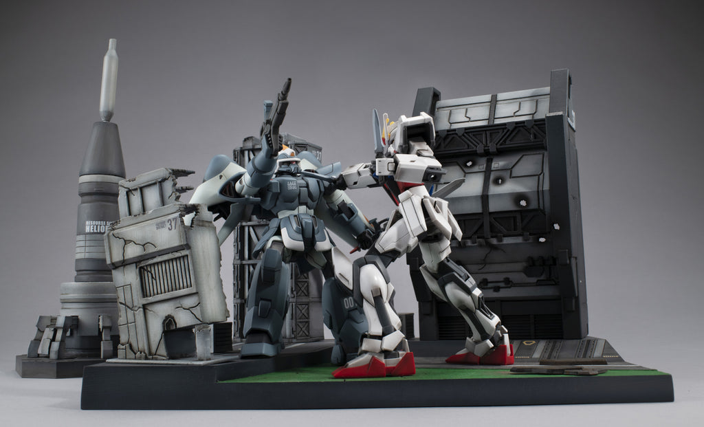 Realistic Model Series Mobile Suits Gundam Seed 1/144 HG G Structure [GS06] Heliopolis Battle Stage