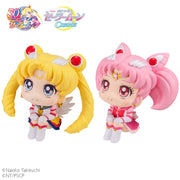 Lookup Sailor Moon Cosmos Movie Ver. Eternal Sailor Moon & Eternal Sailor Chibi Moon Set [with Gift]