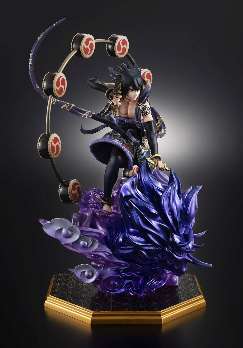 Precious G.E.M.Series Naruto-Shippuden-Naruto Uzumaki Wind God&Sasuke Uchiha Thunder God Set