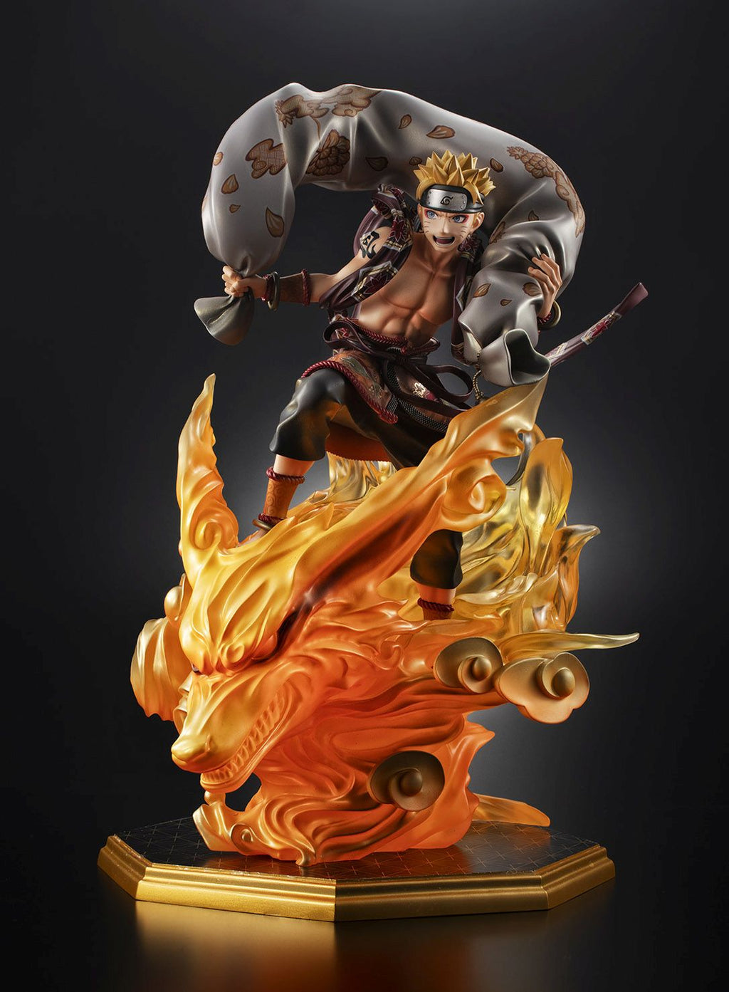 Precious G.E.M.Series Naruto-Shippuden-Naruto Uzumaki Wind God&Sasuke Uchiha Thunder God Set