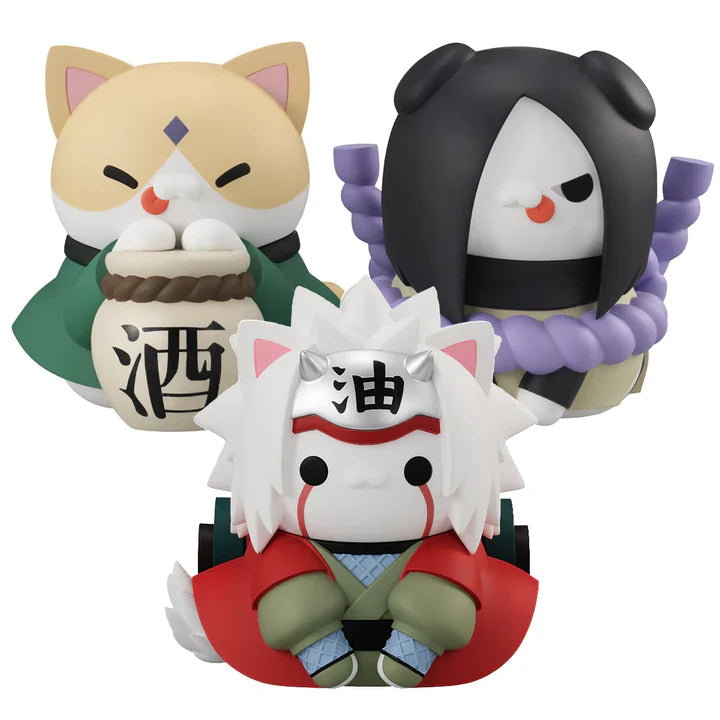 MEGA CAT PROJECT NARUTO Nyanto! The Big Nyaruto Series The Sannin Set (with Gift)