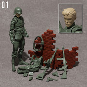 G.M.G PROFESSIONAL MS Gundam Principality of Zeon General Soldier01 03 Set (Packaging with special box)