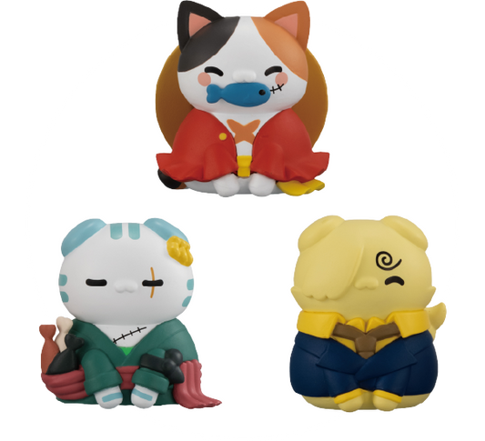 (Limited) Mega Cat Project One Piece Nyan Piece Nyan! Ver. Happy Trio 2024 Limited