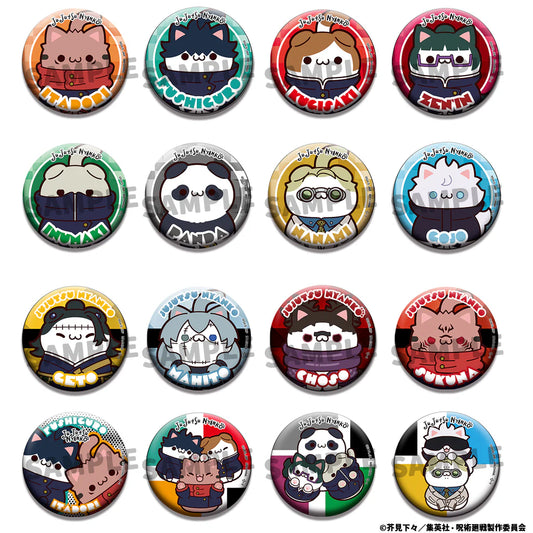 Mega Cat Project Jujutsu Kaisen Jujutsu Cats Metal Badge Collection