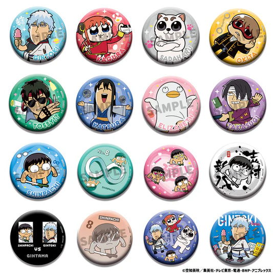 Gintama X Okawabukubu Gintama Oshanti Metal Badge Collection