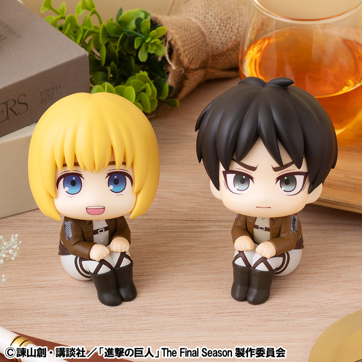 Lookup: Attack on Titan - Armin Arlert & Ellen Jaeger Grumpy Ver. Set [With Gift]