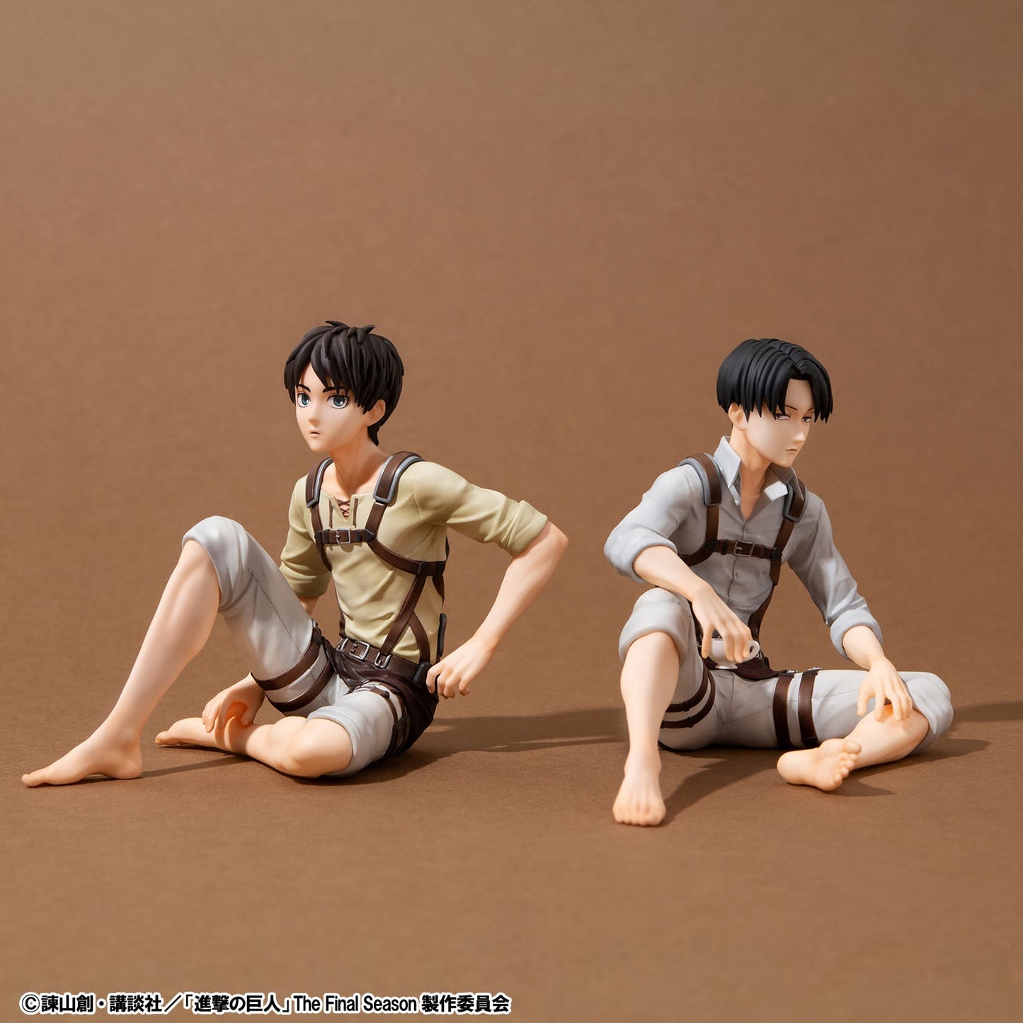 G.E.M. Series: Attack on Titan - Palm-size Eren/Squad Captain Levi Set