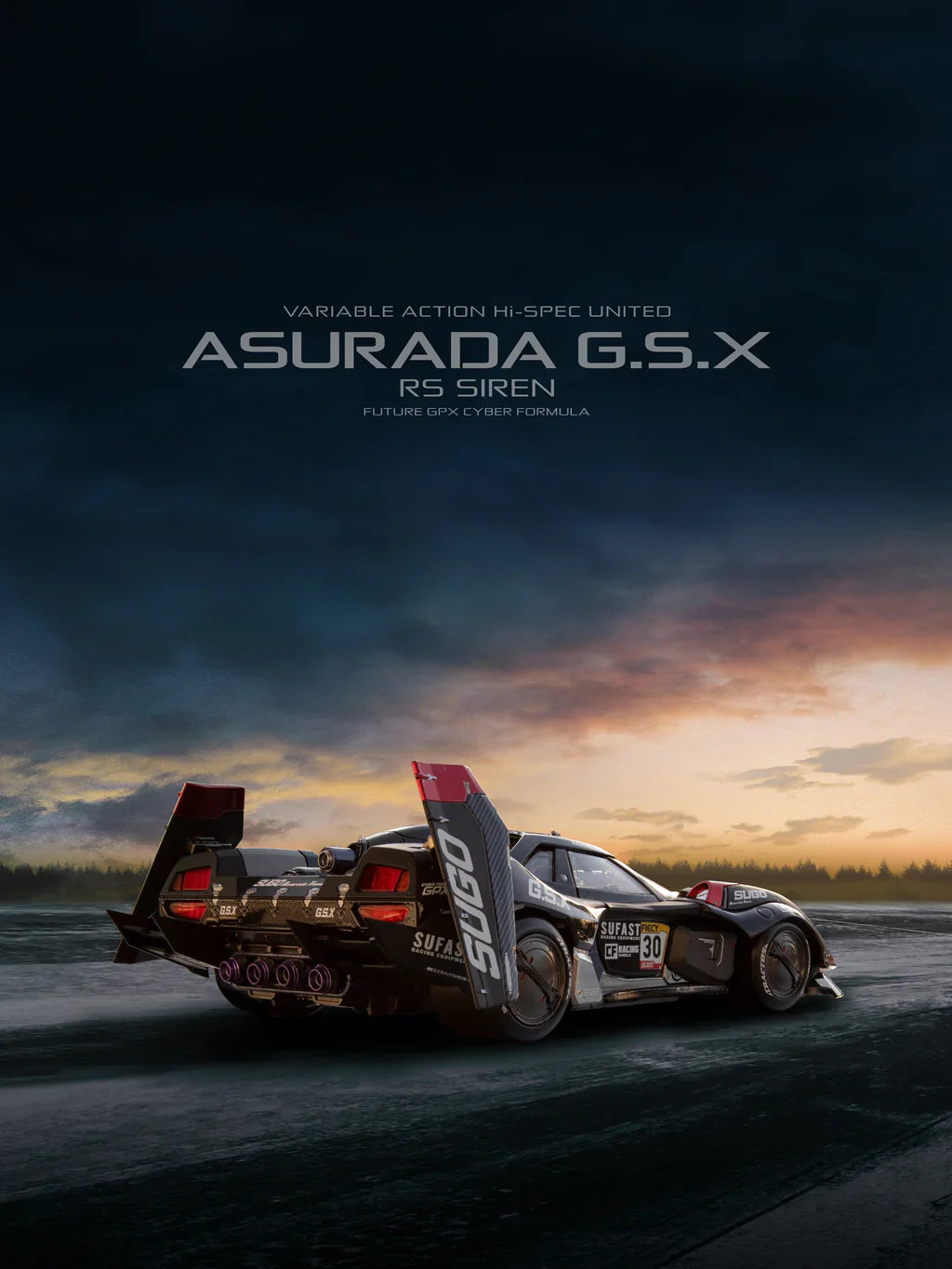 Variable Action Hi-Spec United: Future GPX Cyber Formula - Asurada G.S.X RS Siren