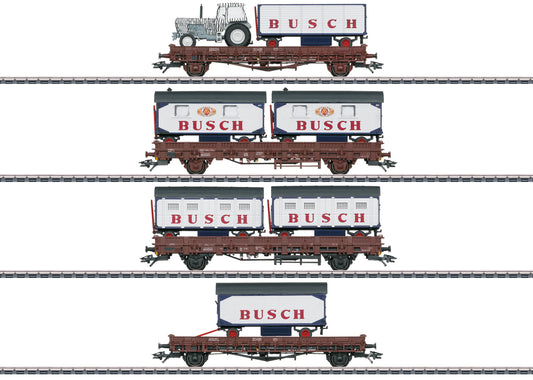 HO Circus Busch Freight Car Set