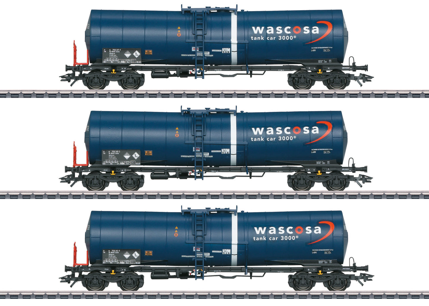 HO Type Zacens Tank Car Set