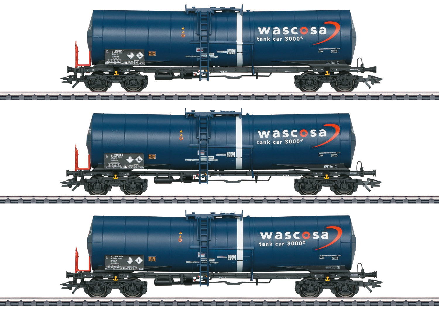 HO Type Zacens Tank Car Set